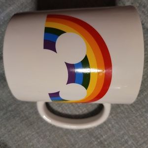Disney Pride Rainbow Mickey Mouse Ears Silhouette Collectible Ceramic Mug NWT